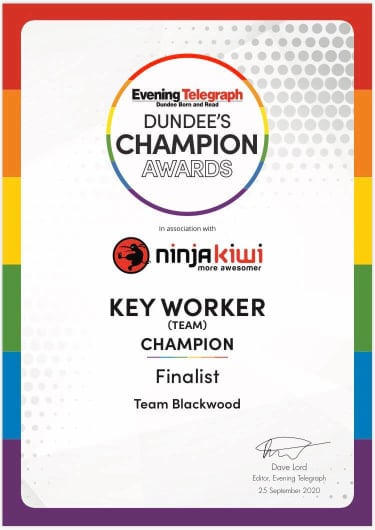 Dundee Champions Key worker (Team) Award